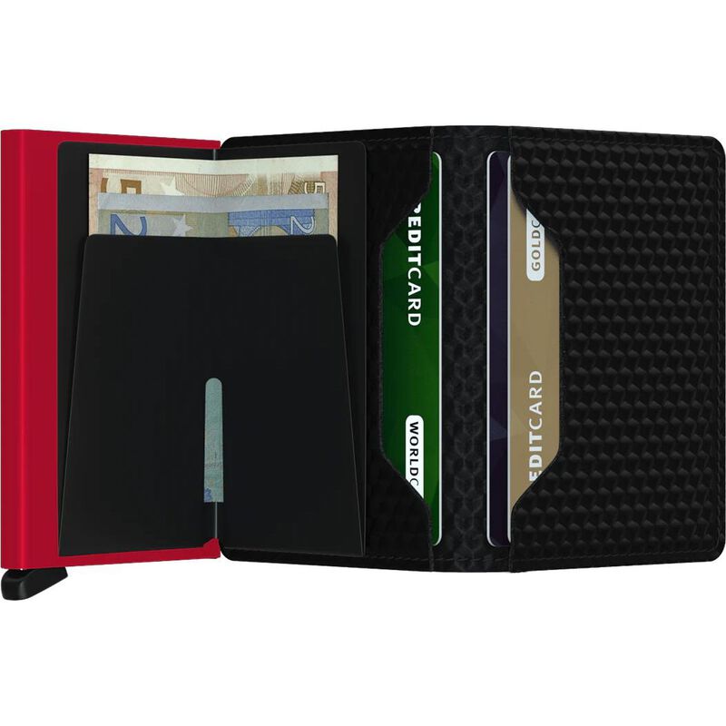 Secrid Slimwallet Cubic Black Red image number 1